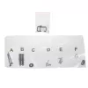 Suporte de parede para TV e monitor Maclean MC-416 13-32 30 kg inclinável rotativo máx. VESA 100x100 preto lacado a pó suporte universal LED OLED LCD