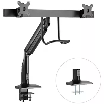 Suporte para monitor Hagor 8703 32 polegadas secretária preto
