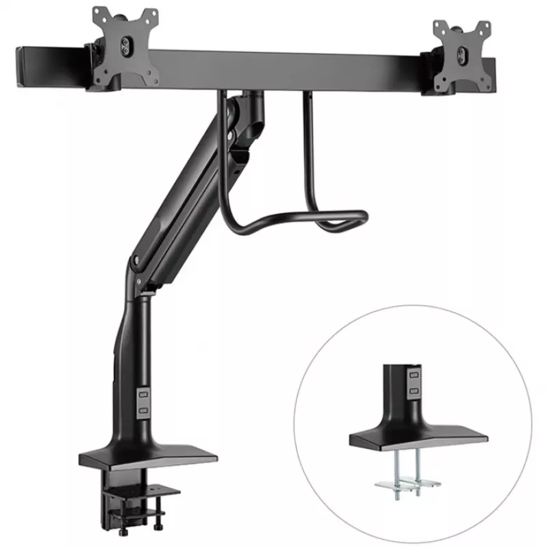 Suporte para monitor Hagor 8703 32 polegadas secretária preto