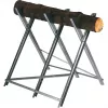 Einhell 4500067 cavalete para motosserra, prateado, metal galvanizado