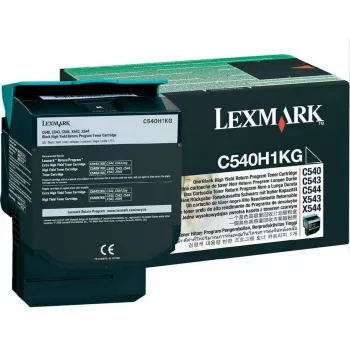 Toner Lexmark HY preto LCCP C540 2500 páginas