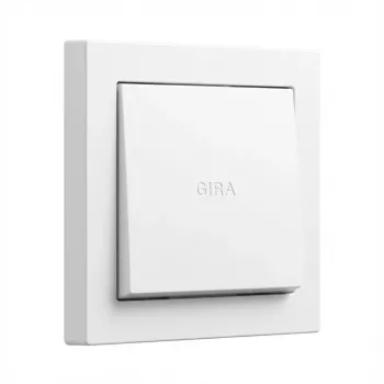 Tecla Gira System 55 branco puro 329603 para aros modulares