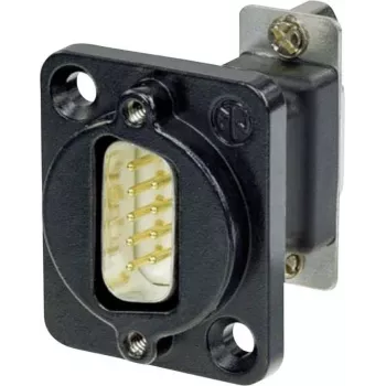 Neutrik NADB9MF-B Adaptador de cabo VGA Preto - Aço inoxidável (NADB9MF-B)