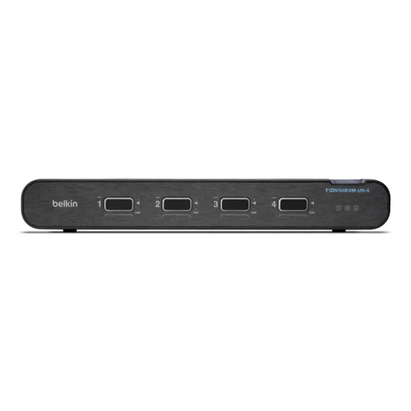 Belkin 4P Sngl Head DP/HDMI para DP/HDMI Video Secure DT KVM Switch PP4.0 (F1DN104KVM-UN-4)