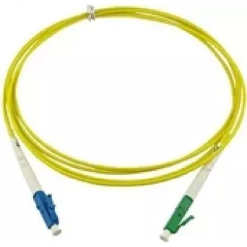 Cabo de rede BlueOptics Simplex cabo de fibra ótica LC-UPC/LC-APC monomodo 0,5 metros azul