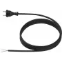 Cabo de alimentação Bachmann 248.175, preto, 3 m, 250 V / 16 A