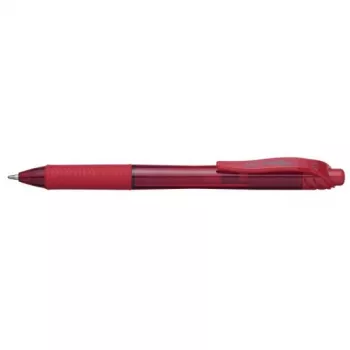 Caneta de gel retrátil com clip Pentel Energel X 1.0 Vermelho