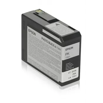 Epson Singlepack Photo Preto T580100, preto fotográfico, tinta à base de corante, 80 ml, 1 unid.