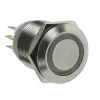 Interruptor antivandalismo Lamptron 19mm - Silverline - vermelho