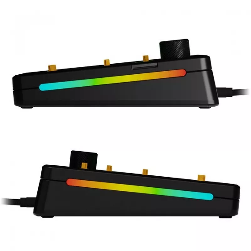 Teclado mecânico GLORIOUS GMMK 3 PRO Barebones 65% com fios USB RGB preto