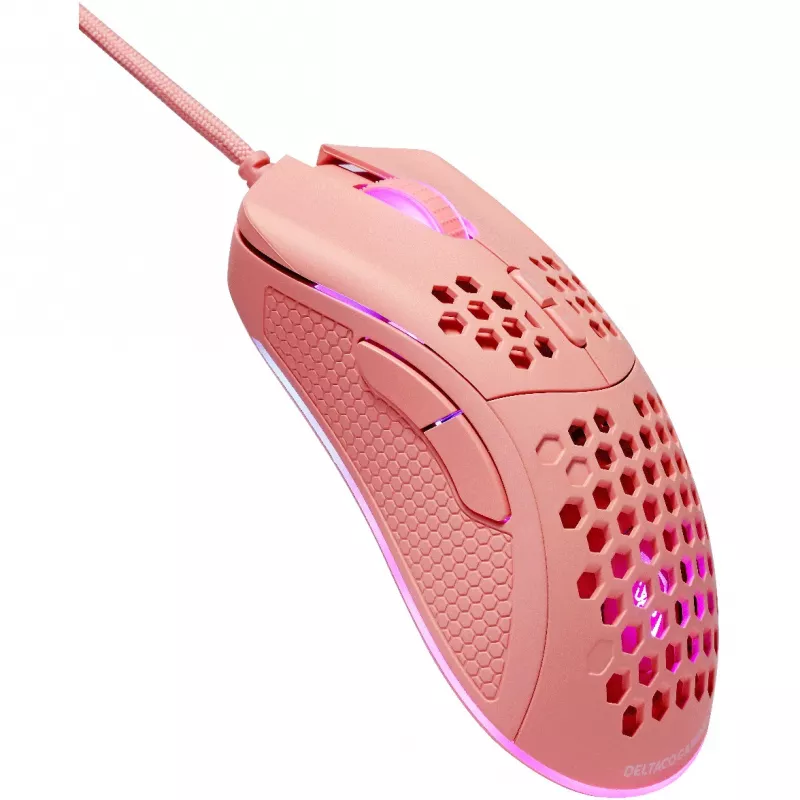 Rato gaming leve Deltaco, RGB (GAM-108-P)