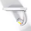 Refrigeração líquida AIO Montech Hyper Flow ARGB 240 mm branco — radiador de 240 mm, iluminação ARGB, acabamento branco