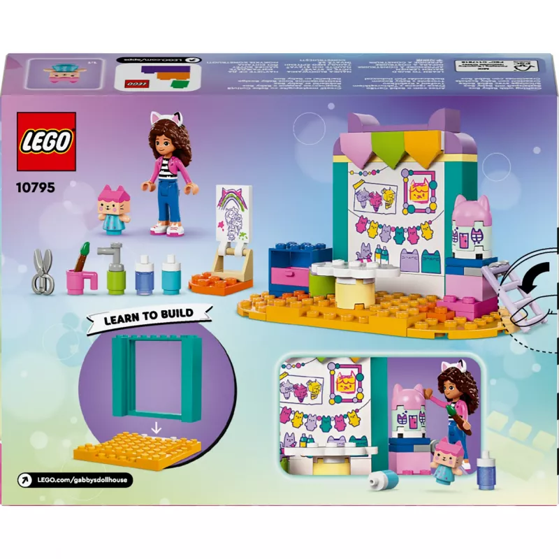 LEGO GABBY’S DOLLHOUSE 10795 Artesanato com a Caixa do Bebé