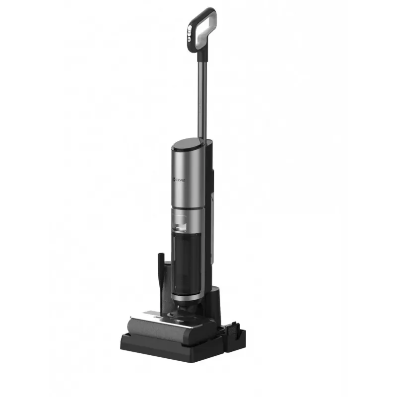 EZVIZ RH2 CS-RH2-MGA3 aspirador vertical sem fios para sólidos e líquidos, 200 W, bateria de 4 Ah, HEPA, sem saco, preto/cinzento