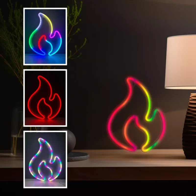 Luz néon decorativa MANTA SNL58RGB — fita LED com mudança de cor RGB, modelo SNL58RGB