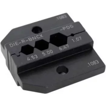 Neutrik Matriz DIE-R-BNCX-PDG preto 1 unid. (DIE-R-BNCX-PDG)