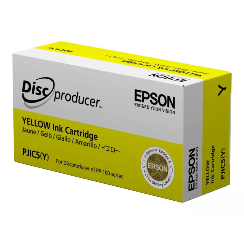 Epson Discproducer PJIC7(Y) Cartucho de tinta, amarelo, 31,5 ml, original (C13S020692)
