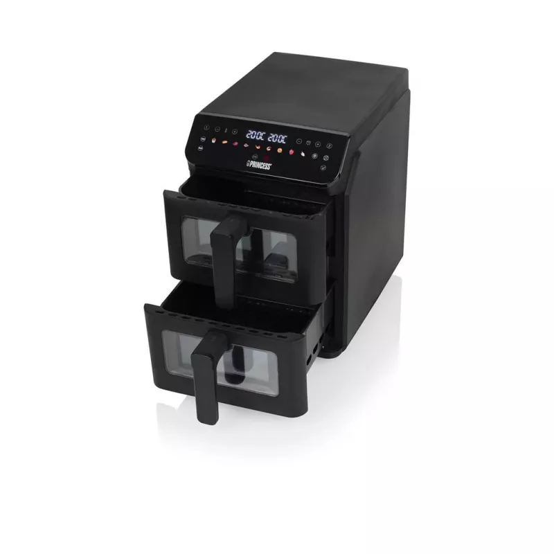 Princess Double Stack Airfryer | 182490 | Potência 3000 W | Capacidade 11,2 L | Preto