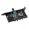 Lamptron CFM36 controlador de ventoinhas e RGB LED para slot PCI, preto