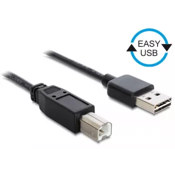 Cabo USB DeLOCK 3 m USB 2.0 A - B macho/macho