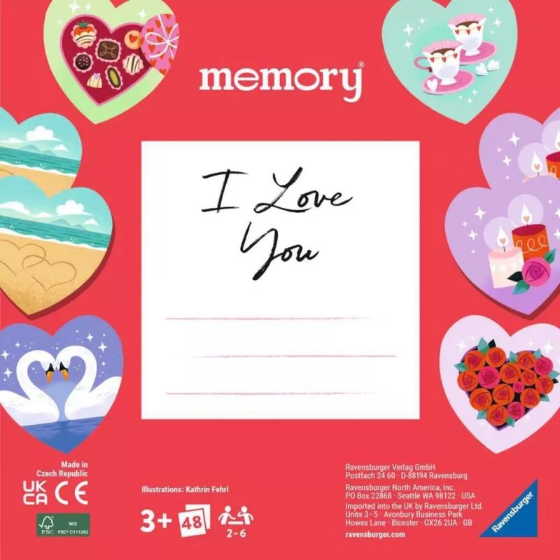 memory moments - Amo-te, jogo de memória