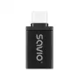 Adaptador de cabo de vídeo Savio AK-80 0m USB Type-A USB Type-C preto