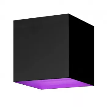 Aplique de parede exterior inteligente Hombli, preto