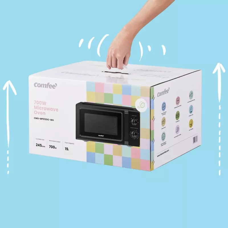 Micro-ondas Toshiba MM2EM20PF acabamento espelhado preto