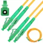 Patchcord Extralink LC/APC–LC/APC Monomodo Duplex 9/125 µm G.657.A1, 2 m