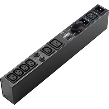 Bluewalker PowerWalker MBS - comutador de desvio (rack - montável em rack) - AC 208/220/230/240 V - tomadas de saída: 6 - 48,3 cm (19) - preto (UPS2005)