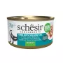 Schesir Complements Oceanic Adult comida húmida para gatos em geleia com atum e charuteiro-de-cauda-amarela, 70 g