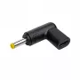 Adaptador de carregamento Akyga AK-ND-C04 USB-C para DC 4,0 x 1,7 mm para portáteis, 18,5-20 V, 100 W, para Lenovo