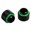 Fitting BitsPower Touchaqua — latão, superfície preta, 10 mm de largura