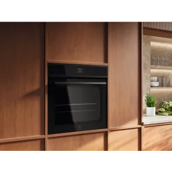 Forno de encastrar Electrolux EOE8P39H preto pirolítico, elétrico, multifunções, preto