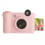 Máquina fotográfica instantânea Kodak SMILE+ 2x3 polegadas rosa — impressões ZINK 2x3 polegadas, bateria recarregável integrada