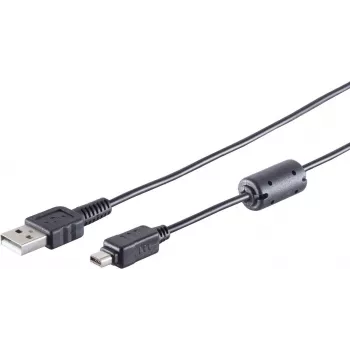 Cabo USB 2.0 A para Mini 2.0 12 pinos ShiverPeaks 1,5 m (modelo 77372)