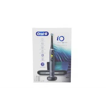 Escova de dentes elétrica BRAUN Oral‑B iO9 Preto Special Edition — preta, recarregável, oscilante‑rotativa e microvibrações