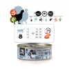 3COTY Peru com frango e krill Sénior - Alimento húmido para gatos - 80g