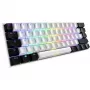 Teclado Sharkoon SGK50 S4 Gaming USB QWERTZ alemão branco RGB LED