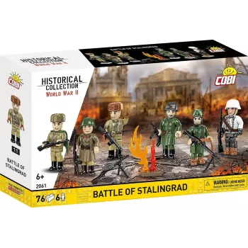 Conjunto de construção Cobi Batalha de Stalingrado — 76 peças, diorama histórico