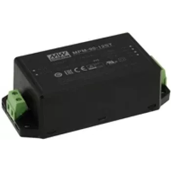 Fonte de alimentação MEAN WELL MPM-90-12ST 90 W interior 12 V preta, entrada 80–264 V, 2xMOPP, EN/UL 60601