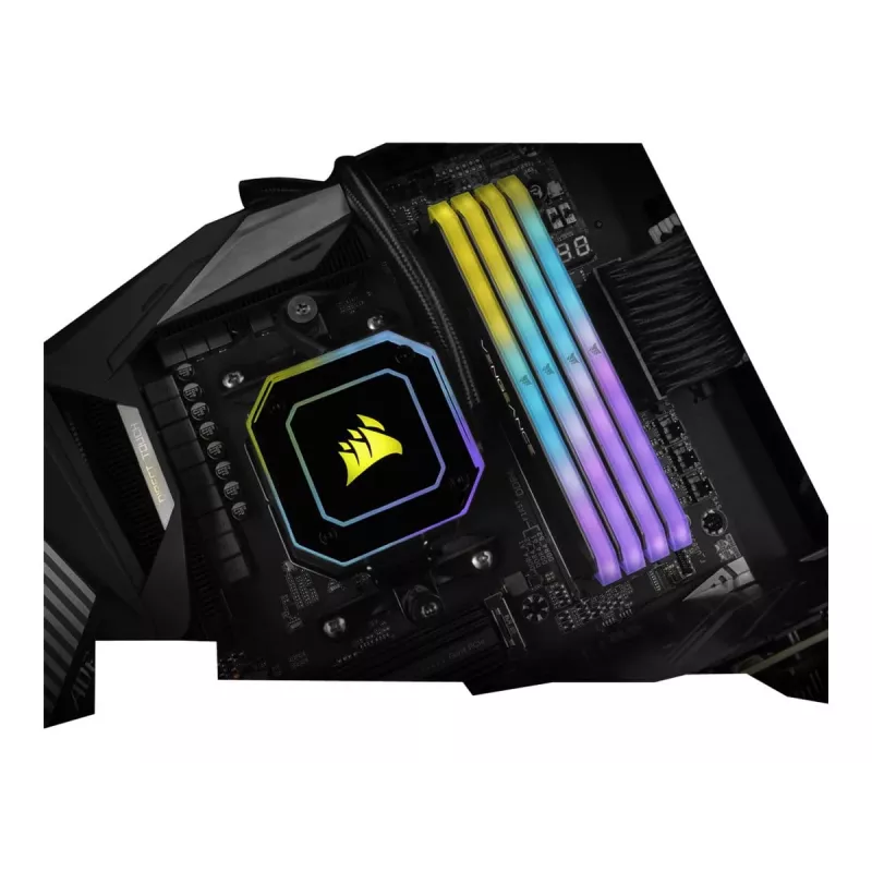 DIMM 32 GB DDR4-3200 2x 16 GB dual kit preto CMN32GX4M2Z3200C16 Vengeance RGB RT INTEL XMP