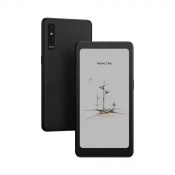 E-reader Onyx BOOX Palma 2 Pro — 6.13 polegadas 824×1648, 8GB RAM, 128GB, Android 15, impressão digital, Wi‑Fi, Bluetooth 5.1, slot SIM, 3950 mAh, preto