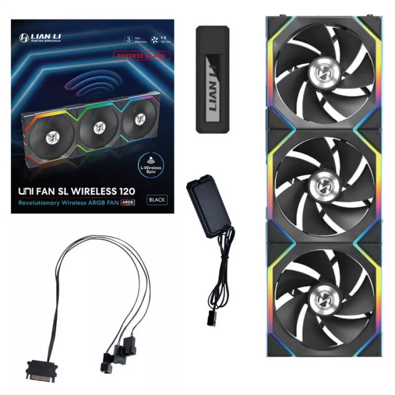 Ventoinha Lian Li UNI FAN SL Wireless 120 Reverse Blade
