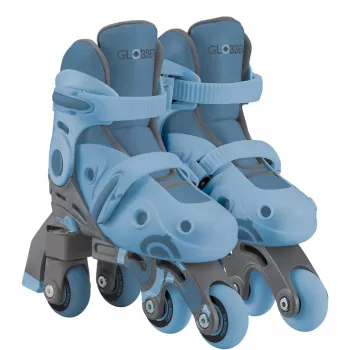 Patins de aprendizagem 2 em 1 Gr. 30-33, patins inline azul