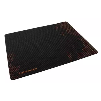 Tapete de rato ESPERANZA EA146R — tapete gaming de borracha 440 × 354 × 4 mm, base antiderrapante, preto/vermelho