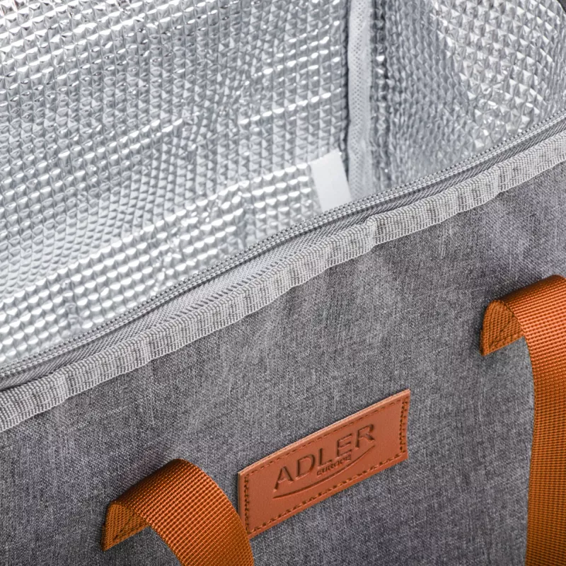 Bolsa térmica Adler AD 4523, capacidade 10 L, bolsa térmica macia isolada para alimentos e bebidas