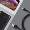 AUKEY CB-AL05 cabo de nylon Lightning para USB-A MFi, 2 m, preto