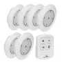 Conjunto de lâmpadas LED com comando Maclean Energy MCE165, pilhas AAA, 6 unid. no conjunto