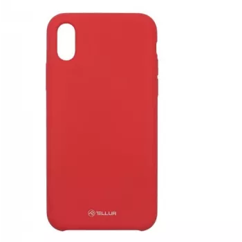 Capa para telemóvel Tellur Silicone Cover para iPhone XS — vermelho